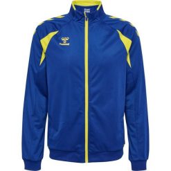 Kurtka z dresu Hummel Core 2.0. Niebieskie kurtki Hummel, bez wzorów, z dresówki, sportowe, bez kaptura. Za 256.50 zł.