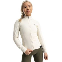 Damska kurtka rowerowa softshell Kolarstwo Siroko J1 Garden. Brązowe kurtki do biegania SIROKO, bez wzorów, z materiału, bez kaptura, rowerowe. Za 400.00 zł.
