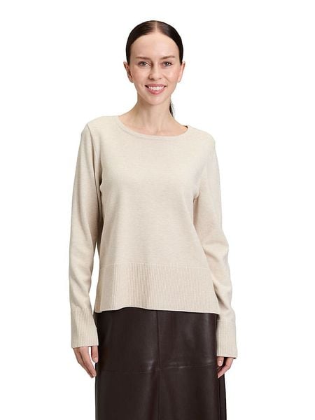 Betty Barclay Sweter w kolorze beżowym rozmiar: 46. Brązowe swetry Betty Barclay, bez wzorów, bez ramiączek. Za 100.52 zł.