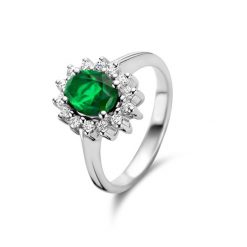 Parte Di Me Pierścionek Parte Di Me Mia Colore Verdi - srebro Pierścionki 1 ct Damski. Pierścionki Parte Di Me, z cyrkonią, srebrne. Za 251.99 zł.