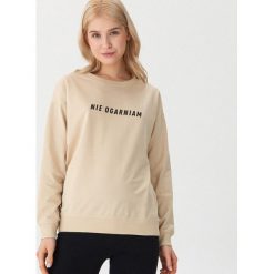Bluza z napisem - Kremowy. Bluzy marki House. Za 49.99 zł.