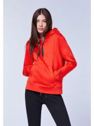 Chiemsee Bluza w kolorze czerwonym rozmiar: S. Czerwone bluzy Chiemsee, s, bez wzorów, bez ramiączek, z kapturem. Za 114.17 zł.