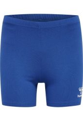 Szorty damskie Hummel hmlhmlCORE volley hipster. Niebieskie szorty sportowe Hummel, bez wzorów, z bawełny, z standardowym stanem, na fitness i siłownię. Za 147.00 zł.