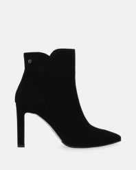 ELEGANCKIE ZAMSZOWE BOTKI 2423 CAMO NERO. Zielone botki Venezia, bez wzorów, ze skóry, eleganckie, bez obcasa, bez zapięcia. Za 629.00 zł.