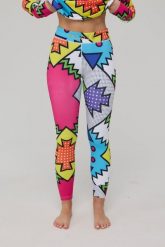 Damskie legginsy termoaktywne Day Tripper. Niebieskie legginsy OOSC, bez wzorów, z materiału, eleganckie. Za 269.99 zł.