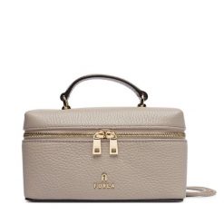 Torebka Furla. Szare torebki klasyczne Furla, bez wzorów, bez dodatków. Za 944.99 zł.
