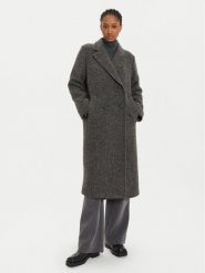Weekend Max Mara Płaszcz wełniany Corinto 2425016042 Szary Regular Fit. Szare płaszcze Weekend Max Mara, na zimę, bez wzorów, z wełny, bez kaptura. Za 2,849.00 zł.