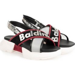 Baldinini Sandały. Baleriny Baldinini, bez wzorów, ze skóry, z okrągłym noskiem, bez obcasa, bez zapięcia. Za 849.00 zł.