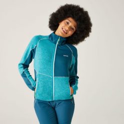 Polar damski Lindalla VII. Niebieskie bluzy z polaru Regatta, bez wzorów, z elastanu, trekkingowe. Za 131.05 zł.