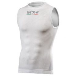 Tank top Sixs SMX. Białe topy SIXS, s, bez wzorów, sportowe, bez kołnierzyka, bez ramiączek. Za 211.00 zł.