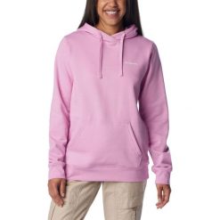 Damska bluza z kapturem Columbia Trek Graphic. Czerwone bluzy Columbia, na zimę, m, bez wzorów, z bawełny, sportowe, bez ramiączek, z kapturem. Za 305.00 zł.
