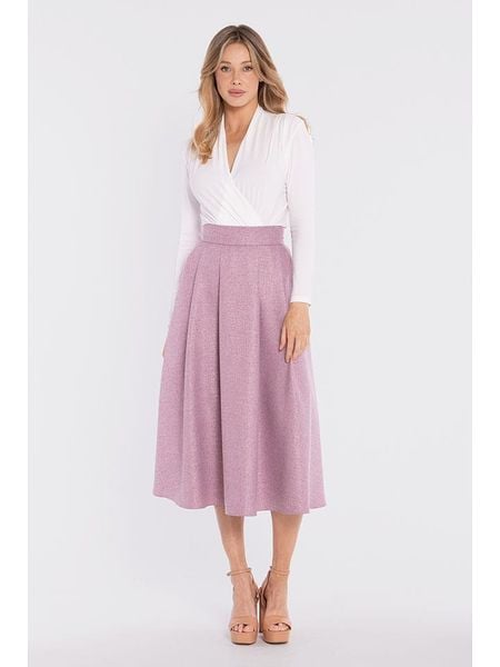 Stylove Spódnica w kolorze lawendowym rozmiar: S. Różowe spódnice Stylove, s, bez wzorów, midi. Za 299.95 zł.