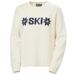 Damski sweter z dzianiny Helly Hansen Bliss. Białe swetry Helly Hansen, na zimę, xs, bez wzorów, z dzianiny, bez ramiączek. Za 583.20 zł.