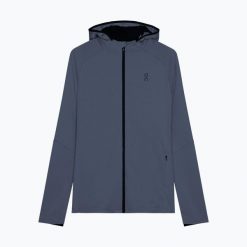 Bluza do biegania damska On Climate Zip Hoodie. Niebieskie bluzy On, s, bez wzorów, z materiału, bez ramiączek, bez kaptura. Za 509.99 zł.