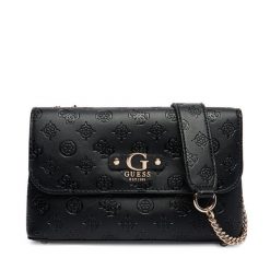 Torebka Guess. Czarne torebki klasyczne Guess, z aplikacjami, klasyczne, bez dodatków. Za 589.99 zł.