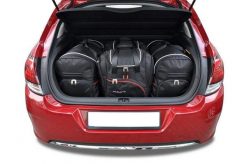 Torby Do Bagażnika Citroen C4 5 Hatchback 2010-2017 4Szt Kjust. Czarne torby podróżne KJUST, bez wzorów, z kauczuku. Za 1,196.00 zł.
