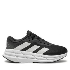Buty do biegania adidas. Czarne buty do biegania adidas, bez wzorów, bez zapięcia, do biegania. Za 379.99 zł.
