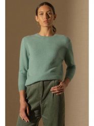 Perfect Cashmere Kaszmirowy sweter "Vanessa" w kolorze miętowym rozmiar: S. Zielone swetry Perfect Cashmere, s, bez wzorów, z kaszmiru, bez ramiączek. Za 356.61 zł.