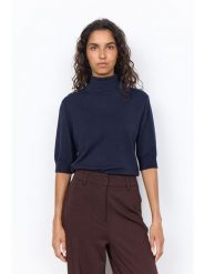 Soyaconcept Golf "Dollie" w kolorze granatowym rozmiar: XL. Niebieskie swetry Soyaconcept, xl, bez wzorów, bez ramiączek. Za 184.95 zł.