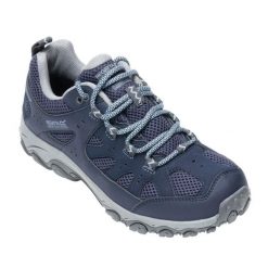 Damskie buty trekkingowe Regatta Edgepoint IV. Niebieskie trekkingi Regatta, bez wzorów, z materiału, bez zapięcia, trekkingowe. Za 290.00 zł.
