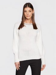 Fabiana Filippi Sweter MAD222W109 Biały Regular Fit. Białe swetry Fabiana Filippi, bez wzorów, z wełny, bez ramiączek. Za 1,789.00 zł.