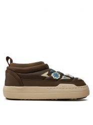 Moon Boot Botki Park Soft Flower 80D2470030 Brązowy. Brązowe botki Moon Boot, bez wzorów, ze skóry, bez obcasa, na płaskiej podeszwie, bez zapięcia. Za 709.99 zł.