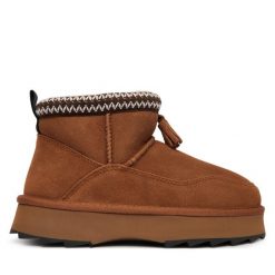 Śniegowce EMU Australia. Brązowe śniegowce Emu Australia, bez wzorów, bez zapięcia. Za 734.99 zł.