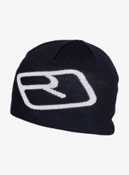 Czapka zimowa Ortovox Pro Beanie - black raven. Czarne czapki zimowe ORTOVOX, bez wzorów, z materiału, sportowe. Za 235.39 zł.