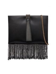 Pinko Torebka Pouch Soft AI 23-24 PLTT 101516 A15A Czarny. Czarne kopertówki Pinko, bez wzorów, z materiału, wizytowe, bez dodatków. Za 859.99 zł.