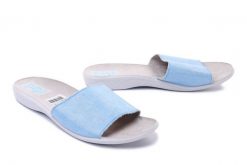 ADANEX 27157 SAK64NN niebieski, kapcie damskie. Niebieskie kapcie Adanex, bez wzorów. Za 52.49 zł.
