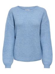 JDY Sweter w kolorze błękitnym rozmiar: S. Niebieskie swetry JDY, s, bez wzorów, z wełny, bez ramiączek. Za 109.95 zł.