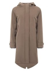 Zwillingsherz Parka "Keep Smiling" w kolorze jasnobrązowym rozmiar: L. Brązowe płaszcze Zwillingsherz, l, bez wzorów, bez kaptura. Za 288.18 zł.