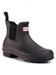 Hunter Kalosze Original Chelsea WFS2078RMA Czarny. Czarne kalosze Hunter, bez wzorów, z kauczuku, bez zapięcia. Za 359.99 zł.