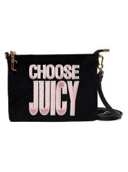 Juicy Couture Kopertówka w kolorze czarnym - 24 x 17 x 1 cm rozmiar: onesize. Czarne kopertówki Juicy Couture, bez wzorów, z materiału, przez ramię, bez dodatków. Za 130.99 zł.