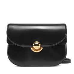 Torebka Furla. Czarne listonoszki Furla, bez wzorów, bez dodatków. Za 1,679.00 zł.