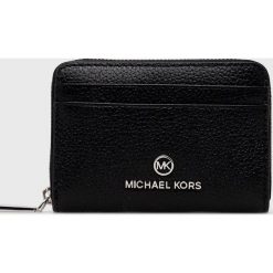 MICHAEL Michael Kors portfel skórzany 34S1ST9Z1L damski kolor czarny. Czarne portfele MICHAEL Michael Kors, bez wzorów, z materiału. W wyprzedaży za 354.99 zł.