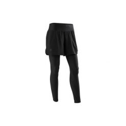 Legginsy/szorty 2 w 1 do biegania RUN DRY+ damskie. Legginsy marki KALENJI. Za 79.99 zł.