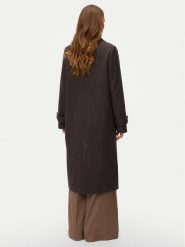 Vero Moda Płaszcz zimowy Eva 10348666 Brązowy Regular Fit. Brązowe płaszcze Vero Moda, na zimę, l, bez wzorów, z syntetyku, bez kaptura. Za 359.99 zł.