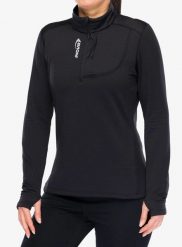 Bluza z zamkiem 1/2 damska Inov-8 Adventure Mid Half Zip. Czarne bluzy Inov-8, l, bez wzorów, z materiału, bez kaptura, trekkingowe. Za 395.99 zł.