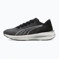 Buty do biegania damskie PUMA Electrify Turn. Czarne buty do biegania Puma, bez wzorów, bez zapięcia, do biegania. Za 289.99 zł.