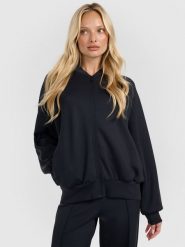 4F Bluza dresowa rozpinana bez kaptura damska - czarna S. Czarne bluzy 4f, s, bez wzorów, z dresówki, bez ramiączek, bez kaptura. Za 199.99 zł.