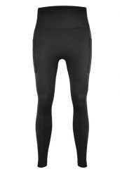 Legginsy fitness damskie Beshaped Lift Me Up z kieszeniami. Czarne legginsy BESHAPED, bez wzorów, z dzianiny, klasyczne, długie. Za 159.20 zł.