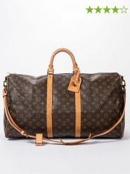 Louis Vuitton Torba podróżna "Keepall Bandouliere 55" w kolorze brązowym - 55 x 28 x 25 cm rozmiar: onesize. Brązowe torby podróżne Louis Vuitton, bez wzorów, z materiału, przez ramię. Za 5,306.99 zł.