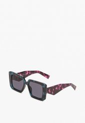 Zielono-Brązowe Kwadratowe Okulary Przeciwsłoneczne z Filtrem UV Missalisa. Zielone okulary przeciwsłoneczne Born2be, bez wzorów, z jeansu. Za 29.99 zł.