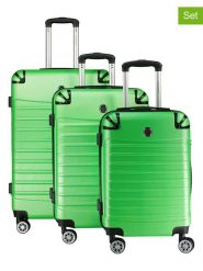 Canadian Peak 3-częściowy zestaw "Shockeak" w kolorze zielonym rozmiar: onesize. Zielone walizki Canadian Peak. Za 404.99 zł.