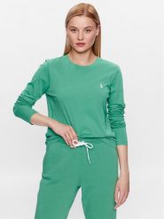 Polo Ralph Lauren Bluzka 211898699011 Zielony Regular Fit. Zielone bluzki Polo Ralph Lauren, s, bez wzorów, z bawełny, bez kołnierzyka, bez ramiączek. Za 279.99 zł.