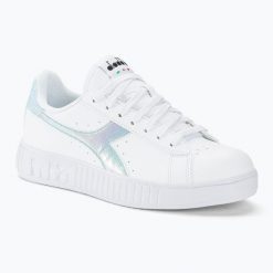 Buty damskie Diadora Step P Shimmer. Białe buty treningowe Diadora, na lato, bez wzorów, z gumy, bez zapięcia. Za 179.99 zł.