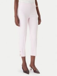 Rinascimento Spodnie materiałowe CFC0128641003 Różowy Slim Fit. Czerwone spodnie materiałowe Rinascimento, bez wzorów, z materiału. Za 449.99 zł.