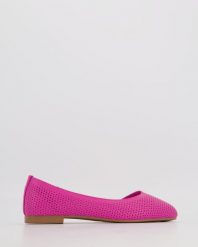 SKÓRZANE BALERINY E257-1 FUXIA. Baleriny Venezia, bez wzorów, ze skóry, bez obcasa, bez zapięcia. Za 179.00 zł.