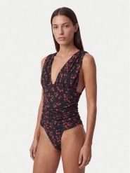 Guess Strój kąpielowy W6YZ34 K7181 Czarny. Czarne stroje jednoczęściowe Guess, z aplikacjami, z syntetyku. Za 347.99 zł.